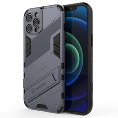 Punk Armor 2 in 1 PC + TPU Shockproof Case with Invisible Holder, For iPhone 12 mini, For iPhone 12, For iPhone 12 Pro, For iPhone 12 Pro Max