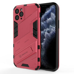 Punk Armor 2 in 1 PC + TPU Shockproof Case with Invisible Holder, For iPhone 11 Pro, For iPhone 11, For iPhone 11 Pro Max, For iPhone X / XS