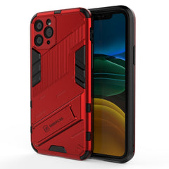 Punk Armor 2 in 1 PC + TPU Shockproof Case with Invisible Holder, For iPhone 11 Pro, For iPhone 11, For iPhone 11 Pro Max, For iPhone X / XS