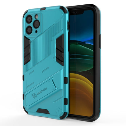 Punk Armor 2 in 1 PC + TPU Shockproof Case with Invisible Holder, For iPhone 12 Pro Max, For iPhone 11 Pro, For iPhone 11