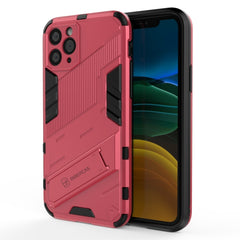 Punk Armor 2 in 1 PC + TPU Shockproof Case with Invisible Holder, For iPhone 11 Pro, For iPhone 11, For iPhone 11 Pro Max, For iPhone X / XS