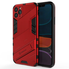 Punk Armor 2 in 1 PC + TPU Shockproof Case with Invisible Holder, For iPhone 11 Pro, For iPhone 11, For iPhone 11 Pro Max, For iPhone X / XS