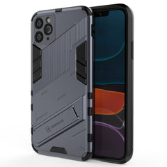 Punk Armor 2 in 1 PC + TPU Shockproof Case with Invisible Holder, For iPhone 11 Pro, For iPhone 11, For iPhone 11 Pro Max, For iPhone X / XS