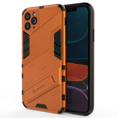 Punk Armor 2 in 1 PC + TPU Shockproof Case with Invisible Holder, For iPhone 11 Pro, For iPhone 11, For iPhone 11 Pro Max, For iPhone X / XS