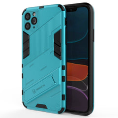 Punk Armor 2 in 1 PC + TPU Shockproof Case with Invisible Holder, For iPhone 11 Pro, For iPhone 11, For iPhone 11 Pro Max, For iPhone X / XS