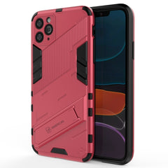 Punk Armor 2 in 1 PC + TPU Shockproof Case with Invisible Holder, For iPhone 11 Pro, For iPhone 11, For iPhone 11 Pro Max, For iPhone X / XS