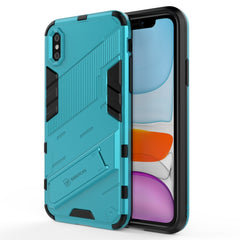 Punk Armor 2 in 1 PC + TPU Shockproof Case with Invisible Holder, For iPhone 11 Pro, For iPhone 11, For iPhone 11 Pro Max, For iPhone X / XS