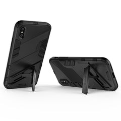 Punk Armor 2 in 1 PC + TPU Shockproof Case with Invisible Holder, For iPhone XR, For iPhone XS Max, For iPhone 6 & 6s, For iPhone 6 Plus & 6s  Plus