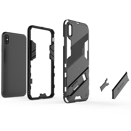Punk Armor 2-in-1-PC + TPU-Stoßschutzhülle mit unsichtbarer Halterung, für iPhone 7 &amp; 8, für iPhone 7 Plus &amp; 8 Plus