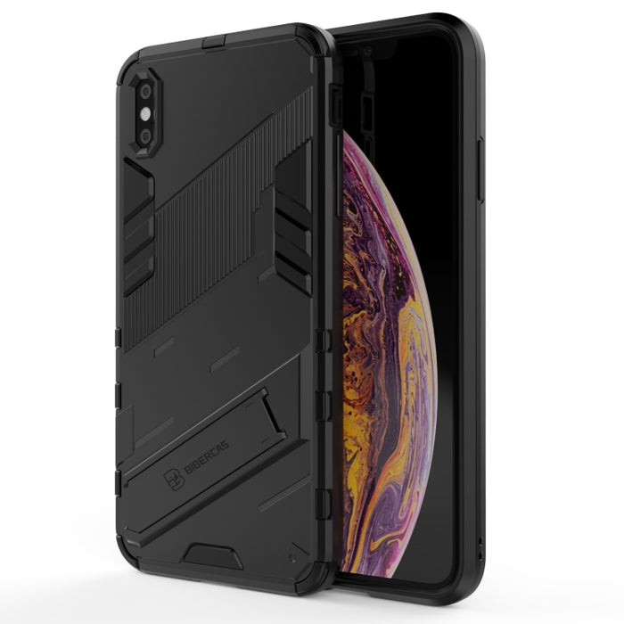 Estuche a prueba de golpes Punk Armor 2 en 1 de PC + TPU con soporte invisible, para iPhone 7 y 8, para iPhone 7 Plus y 8 Plus