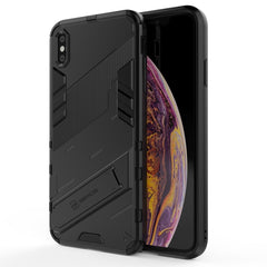 Punk Armor 2 in 1 PC + TPU Shockproof Case with Invisible Holder, For iPhone XS Max, For iPhone 6 & 6s, For iPhone 6 Plus & 6s  Plus