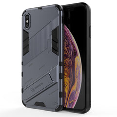 Punk Armor 2 in 1 PC + TPU Shockproof Case with Invisible Holder, For iPhone XR, For iPhone XS Max, For iPhone 6 & 6s, For iPhone 6 Plus & 6s  Plus