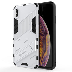 Punk Armor 2 in 1 PC + TPU Shockproof Case with Invisible Holder, For iPhone XR, For iPhone XS Max, For iPhone 6 & 6s, For iPhone 6 Plus & 6s  Plus