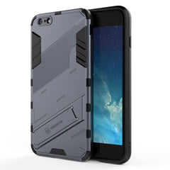 Punk Armor 2 in 1 PC + TPU Shockproof Case with Invisible Holder, For iPhone XR, For iPhone XS Max, For iPhone 6 & 6s, For iPhone 6 Plus & 6s  Plus