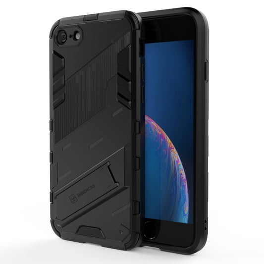 Estuche a prueba de golpes Punk Armor 2 en 1 de PC + TPU con soporte invisible, para iPhone 7 y 8, para iPhone 7 Plus y 8 Plus