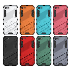 Punk Armor 2 in 1 PC + TPU Shockproof Case with Invisible Holder, For iPhone 7 & 8, For iPhone 7 Plus & 8  Plus