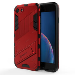 Punk Armor 2 in 1 PC + TPU Shockproof Case with Invisible Holder, For iPhone 7 & 8, For iPhone 7 Plus & 8  Plus