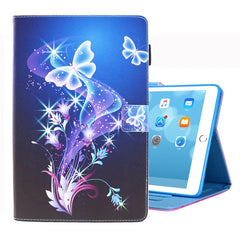 For iPad 10.2 inch Coloured Drawing Pattern Horizontal Flip Leather Case with Holder & Card Slots & Photo Frame