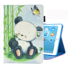 For iPad 10.2 inch Coloured Drawing Pattern Horizontal Flip Leather Case with Holder & Card Slots & Photo Frame