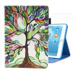 For iPad 10.2 inch Coloured Drawing Pattern Horizontal Flip Leather Case with Holder & Card Slots & Photo Frame