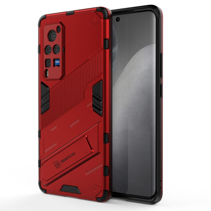 Punk Armor 2 in 1 PC + TPU Shockproof Case with Invisible Holder, For vivo X60 5G, For vivo Y51(2020 Indian Version), For vivo X60 Pro