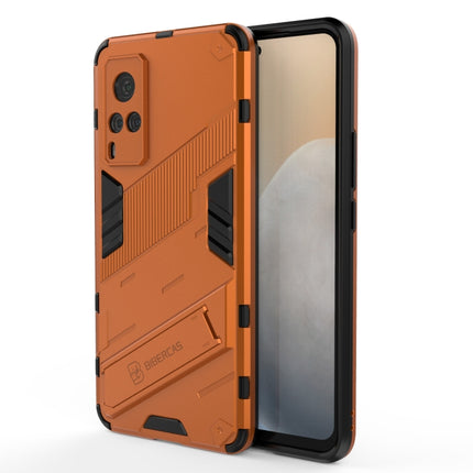 Punk Armor 2 in 1 PC + TPU Shockproof Case with Invisible Holder, For vivo X60 5G, For vivo Y51(2020 Indian Version), For vivo X60 Pro Plus 5G