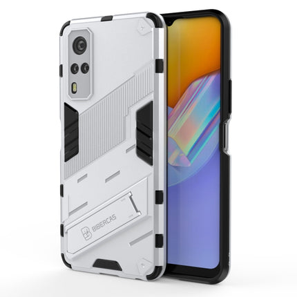 Punk Armor 2 in 1 PC + TPU Shockproof Case with Invisible Holder, For vivo X60 5G, For vivo Y51(2020 Indian Version), For vivo X60 Pro