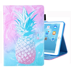 For iPad 10.2 inch Coloured Drawing Pattern Horizontal Flip Leather Case with Holder & Card Slots & Photo Frame