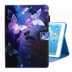 For iPad 10.2 inch Coloured Drawing Pattern Horizontal Flip Leather Case with Holder & Card Slots & Photo Frame