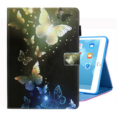 For iPad 10.2 inch Coloured Drawing Pattern Horizontal Flip Leather Case with Holder & Card Slots & Photo Frame