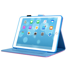 For iPad 10.2 inch Coloured Drawing Pattern Horizontal Flip Leather Case with Holder & Card Slots & Photo Frame