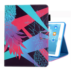 For iPad 10.2 inch Coloured Drawing Pattern Horizontal Flip Leather Case with Holder & Card Slots & Photo Frame