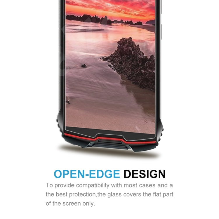 50 PCS 0.26mm 9H Surface Hardness 2.5D Explosion-proof Tempered Glass Non-full Screen Film