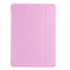 For iPad 10.2 inch Silk Texture Horizontal Flip Magnetic PU Leather Case, with Three-folding Holder & Sleep / Wake-up Function, For iPad 10.2 2021 / 2020 / 2019