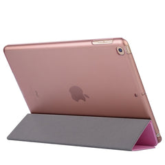 For iPad 10.2 inch Silk Texture Horizontal Flip Magnetic PU Leather Case, with Three-folding Holder & Sleep / Wake-up Function, For iPad 10.2 2021 / 2020 / 2019