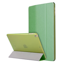 For iPad 10.2 inch Silk Texture Horizontal Flip Magnetic PU Leather Case, with Three-folding Holder & Sleep / Wake-up Function, For iPad 10.2 2021 / 2020 / 2019