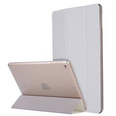 For iPad 10.2 inch Silk Texture Horizontal Flip Magnetic PU Leather Case, with Three-folding Holder & Sleep / Wake-up Function, For iPad 10.2 2021 / 2020 / 2019