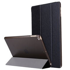 For iPad 10.2 inch Silk Texture Horizontal Flip Magnetic PU Leather Case, with Three-folding Holder & Sleep / Wake-up Function, For iPad 10.2 2021 / 2020 / 2019