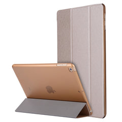 For iPad 10.2 inch Silk Texture Horizontal Flip Magnetic PU Leather Case, with Three-folding Holder & Sleep / Wake-up Function, For iPad 10.2 2021 / 2020 / 2019