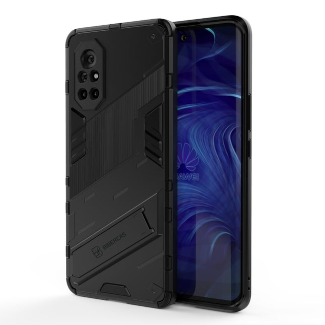 Punk Armor 2 in 1 PC + TPU Shockproof Case with Invisible Holder, For Huawei Nova 8, For Honor V40, For Huawei Mate 40
