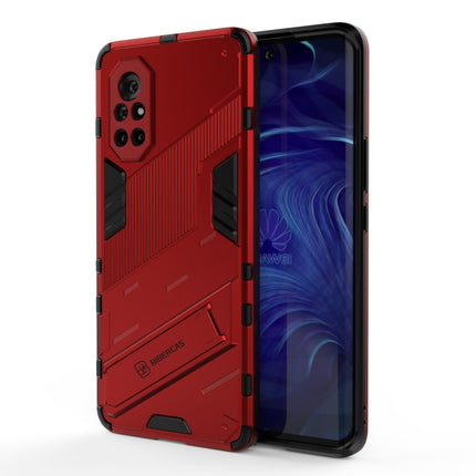 Punk Armor 2 in 1 PC + TPU Shockproof Case with Invisible Holder, For Huawei Nova 8, For Honor V40, For Huawei Mate 40