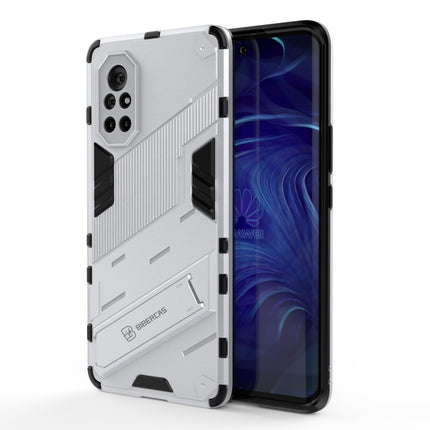 Punk Armor 2 in 1 PC + TPU Shockproof Case with Invisible Holder, For Huawei Nova 8, For Honor V40, For Huawei Mate 40