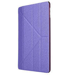 For iPad 10.2 inch Silk Texture Horizontal Deformation Flip Leather Case with Holder