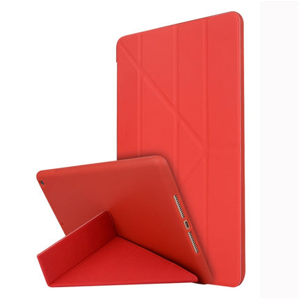 Für iPad 10,2 Zoll TPU Horizontal Deformation Flip Ledertasche mit Halter