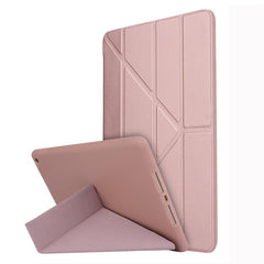 For iPad 10.2 inch TPU Horizontal Deformation Flip Leather Case with Holder