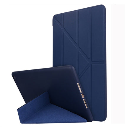Für iPad 10,2 Zoll TPU Horizontal Deformation Flip Ledertasche mit Halter