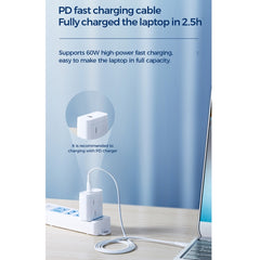 JOYROOM S-1230M3 60W PD Typ-C / USB-C auf Typ-C / USB-C Schnellladedatenkabel, 1,2m, 1,8m