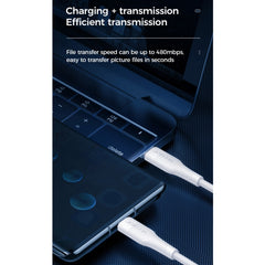 JOYROOM S-1230M3 60W PD Type-C / USB-C to Type-C / USB-C Fast Charging Data Cable, 1.2m, 1.8m