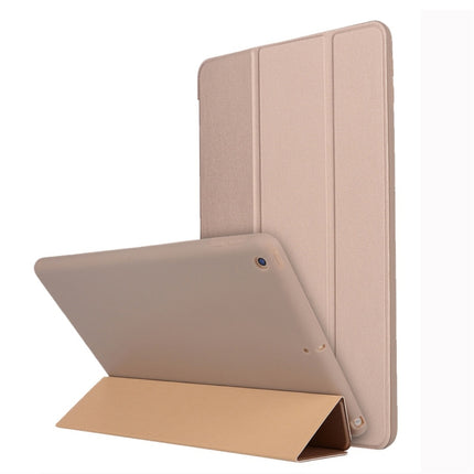Für iPad 10,2 Zoll TPU Horizontal Flip Ledertasche, mit dreifach klappbarem Halter, für iPad 10.2 2021 / 2020 / 2019