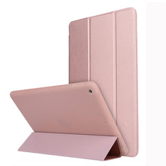 For iPad 10.2 inch TPU Horizontal Flip Leather Case, with Three-folding Holder, For iPad 10.2 2021 / 2020 / 2019